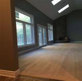 Installed & sanded hardwood floors